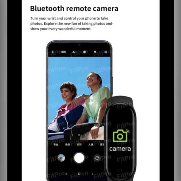 Smart Band 7 Black Multifunction Fitness Tracker Blood Oxygen  Bluetooth - Picture 6 of 13